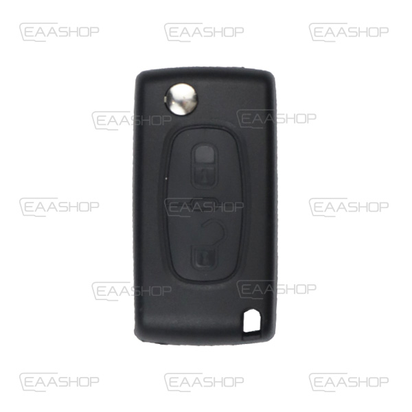 PSA12KS - COQUE TÉLÉCOMMANDE PLIABLE 2 BOUTONS PSA (LAME HU83)