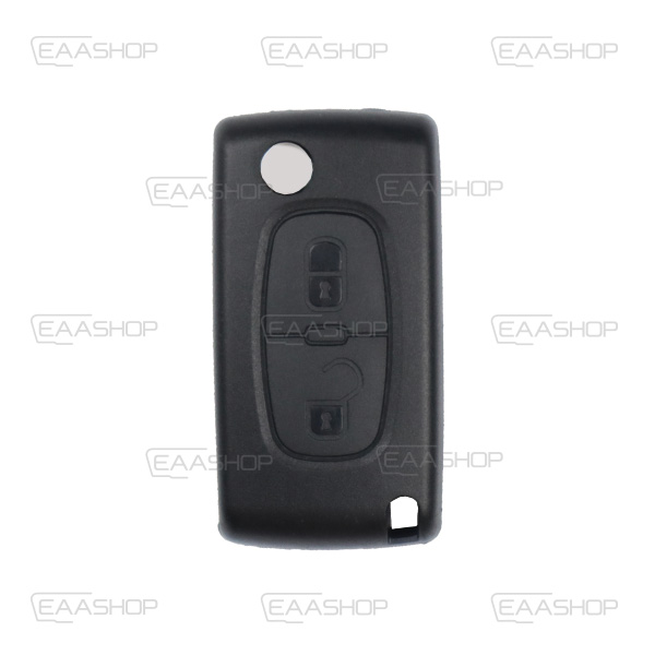 PSA13KS - COQUE TÉLÉCOMMANDE PLIABLE 2 BOUTONS PSA (LAME HU83)