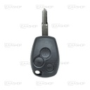RE11KS - COQUE TÉLÉCOMMANDE FIXE 3 BOUTONS RENAULT (LAME VAC102)