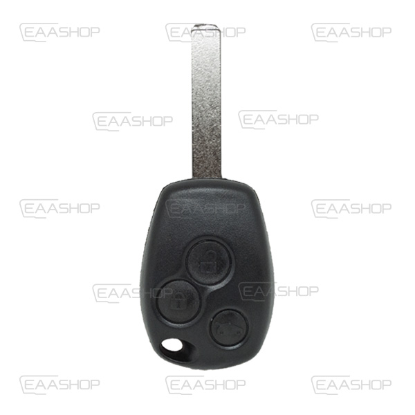 RE13KS - CARCASE DE TÉLÉCOMMANDE RENAULT CLIO III FIXE 3 BOUTONS