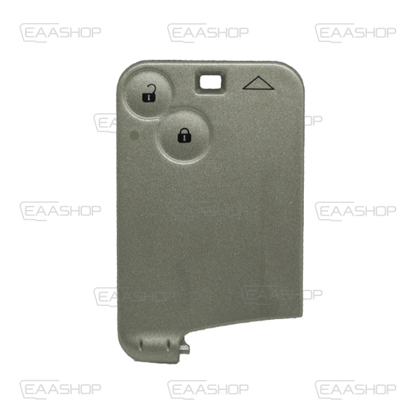 RE18KS - CARCASA TARJETA RENAULT LAGUNA 2 BOTONES SIN ESPADIN