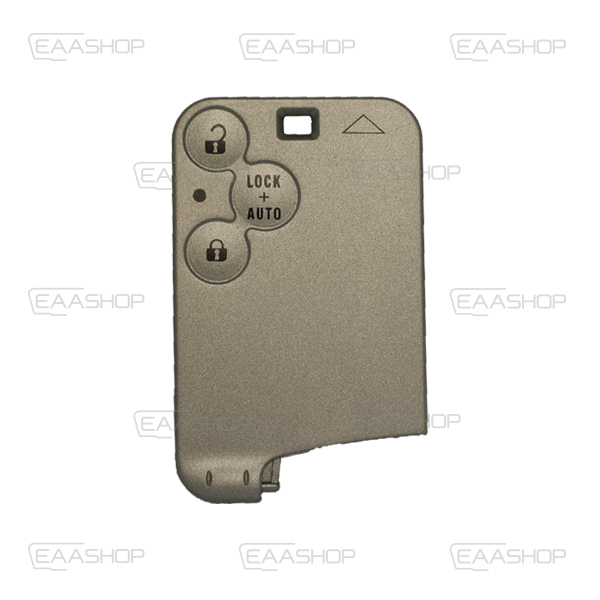 RE19KS - CARCASA TARJETA RENAULT LAGUNA 3 BOTONES SIN ESPADIN