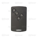 RE22KS - COQUE TELECOMMANDE CARTE RENAULT 4 BOUTONS (PROFIL VA2)