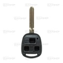 TT04KS - CARCASE DE TÉLÉCOMMANDE TOYOTA FIXE 3 BOUTONS (TOY43)