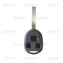 TT08KS - CARCASE DE TÉLÉCOMMANDE TOYOTA FIXE 3 BOUTONS (TOY40)