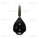 TT10KS - FIXED REMOTE KEY SHELL 3 BUTTONS TOYOTA (PROFILE TOY43)