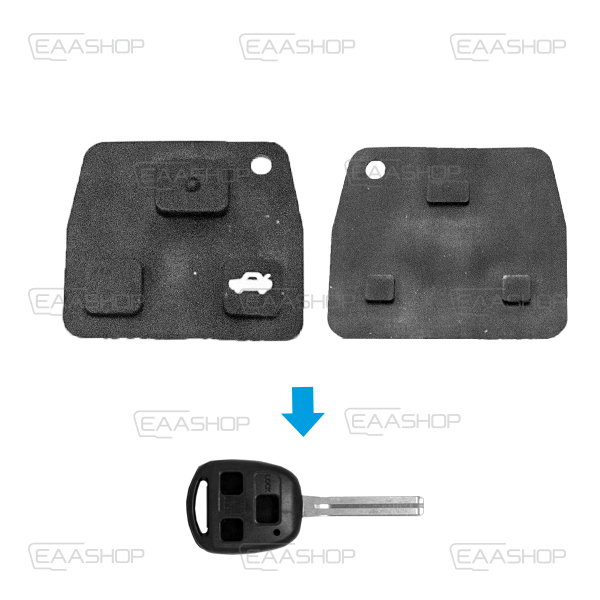 TT14KS -  TECLADO TOYOTA 3 BOTÕES