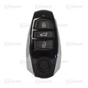 VAG12KS - CARCASA DE MANDO VW KEY LES 3 BOTONES (CROMADA)