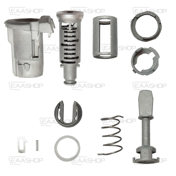 VAG16LK - FECHADURA EM KIT VW GOLF MK4 ESQUERDA PERFIL HU66 (SEM GANCHO)