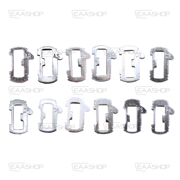 KTB06KR - KIT DE LAMINAS  CITROEN 12 MEDIDAS DISTINTAS 20 PIEZAS PERFIL VA2