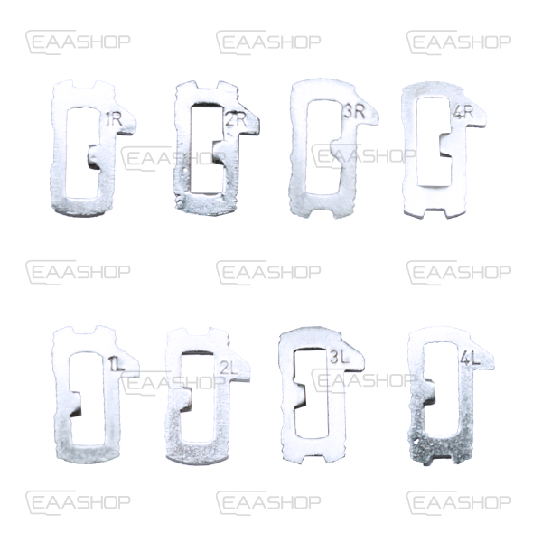 KTB08KR - KIT ANCHE ET PISTON OPEL (1L,2L,3L,4L - 1R,2R,3R,4R) 20 PIEZAS PERFIL HU100