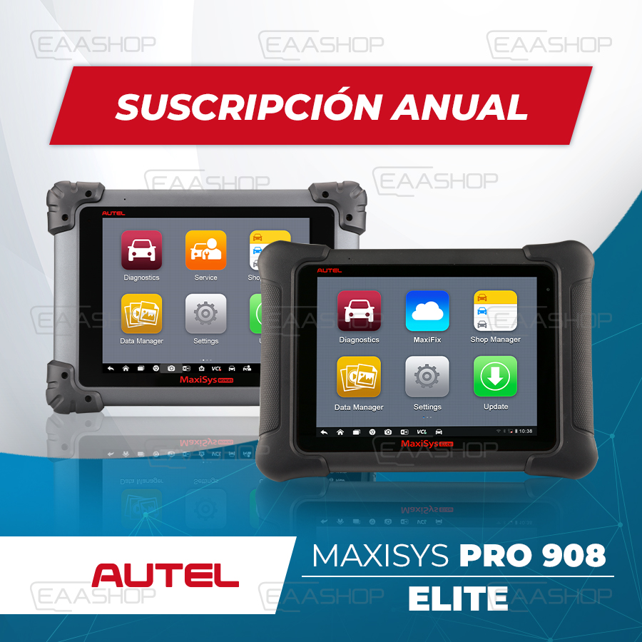 AUT50 - SUSCRIPCIÓN ANUAL MAXISYS PRO 908 / ELITE