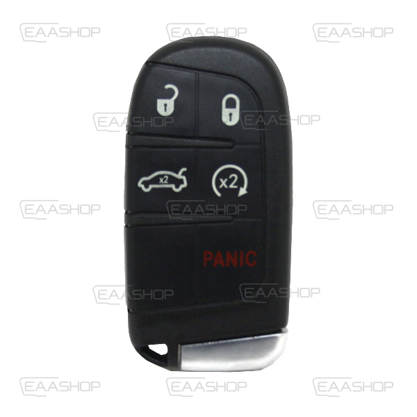 CR12KS -  COQUE DE TÉLÉCOMMANDE PLIABLE 4+1 BOUTONS CHYSLER (LAME CY24)