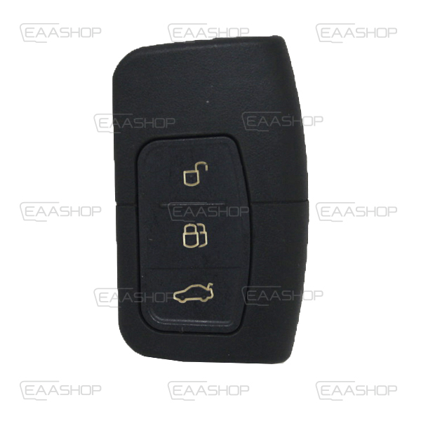 FO07KS - CARCAÇA DE COMANDO KEYLESS 3 BOTÕES FORD (PERFIL HU101)