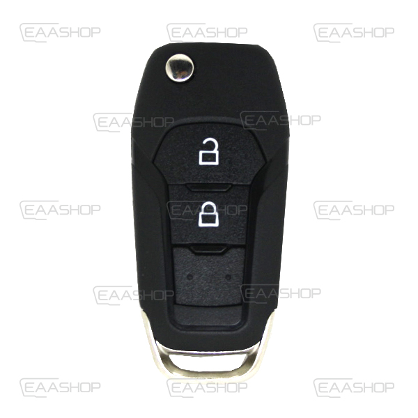 FO08KS - CARCAÇA DE COMANDO DOBRÁVEL 2 BOTÕES FORD (PERFIL HU101)