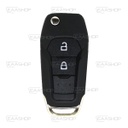 FO08KS - CARCAÇA DE COMANDO DOBRÁVEL 2 BOTÕES FORD (PERFIL HU101)