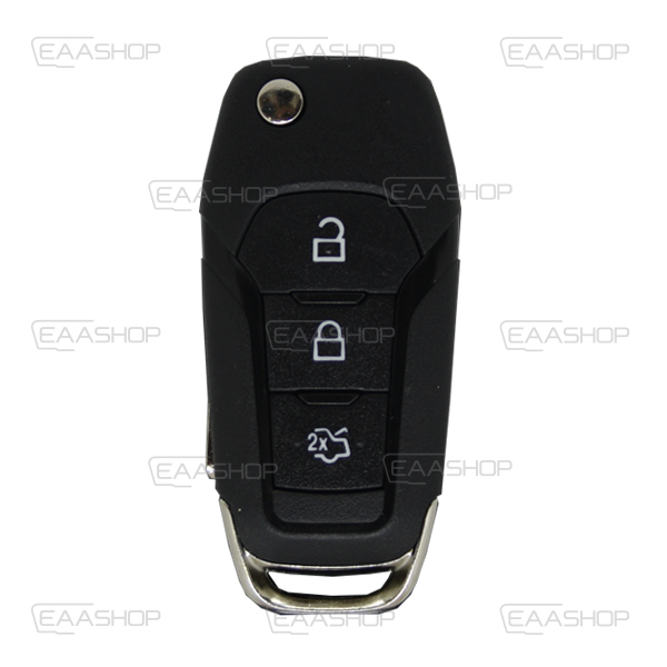 FO09KS - COQUE DE TÉLÉCOMMANDE PLIABLE 3 BOUTONS FORD (LAME HU101)