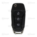 FO09KS - COQUE DE TÉLÉCOMMANDE PLIABLE 3 BOUTONS FORD (LAME HU101)