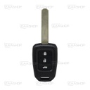 HO08KS - REMOTE KEY SHELL FIXED 3 BUTTONS HONDA (PROFILE HON 66)