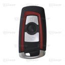 BW11KS - CARCASA DE MANDO KEYLESS 3 BOTONES BMW (ROJO) (PERFIL HU100R)