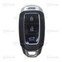 HY19KS - CARCAÇA DE COMANDO KEYLESS 3 BOTÕES HYUNDAI/KIA (PERFIL KIA9TE / HU134)