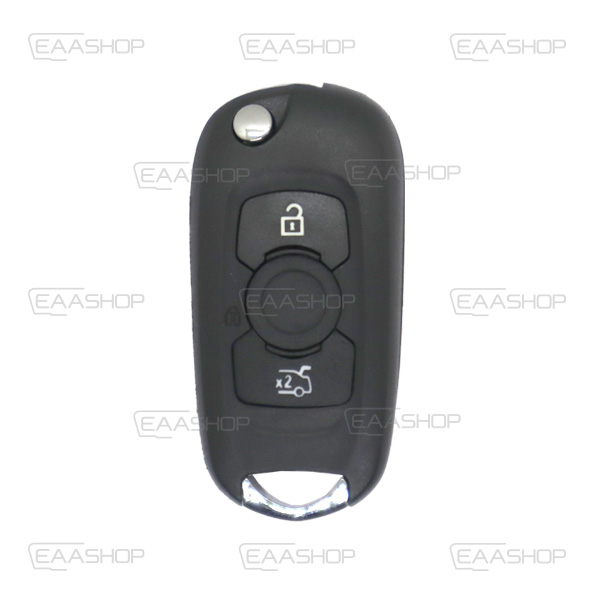 OP09KS - REMOTE KEY SHELL FOLDING 3 BUTTONS OPEL (PROFILE HU100)