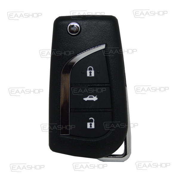 TT15KS - CARCASA DE MANDO TOYOTA 3 BOTONES