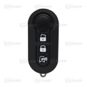 FIA09KS - COQUE DE TÉLÉCOMMANDE PLIABLE 3 BOUTONS FIAT (LAME SIP22)