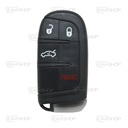 FIA11KS - REMOTE KEY SHELL KEYLESS 2 BUTTONS FIAT (PROFILE SIP22)