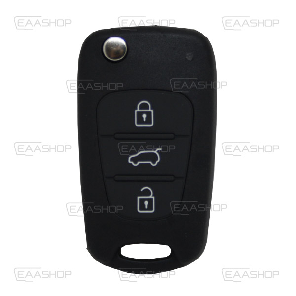HY20KS - CARCASA DE MANDO PLEGABLE 3 BOTONES HYUNDAI/KIA (PERFIL HYN14)