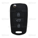HY20KS - REMOTE KEY SHELL FOLDING 3 BUTTONS HYUNDAI/KIA (PROFILE HYN14)