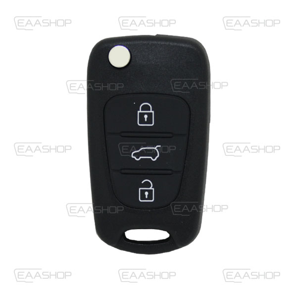 HY21KS - COQUE DE TÉLÉCOMMANDE PLIABLE 3 BOUTONS HYUNDAI/KIA (LAME HYN14R)