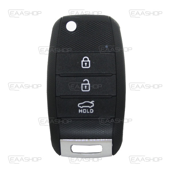 HY23KS - CARCAÇA DE COMANDO DOBRÁVEL 3 BOTÕES HYUNDAI/KIA (PERFIL KIA7)