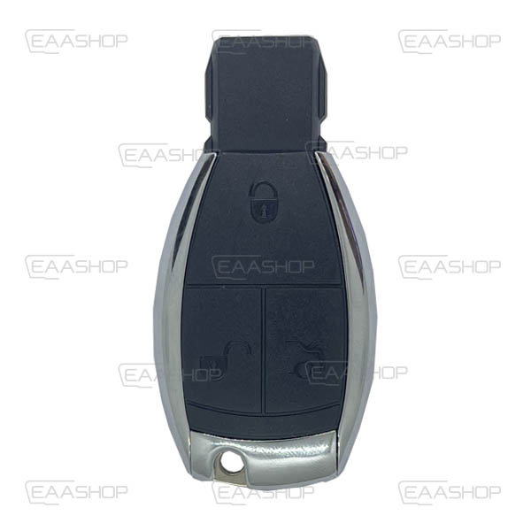MB13KS - CARCASA DE MANDO INSERTABLE 3 BOTONES MERCEDES BENZ (PERFIL HU64)