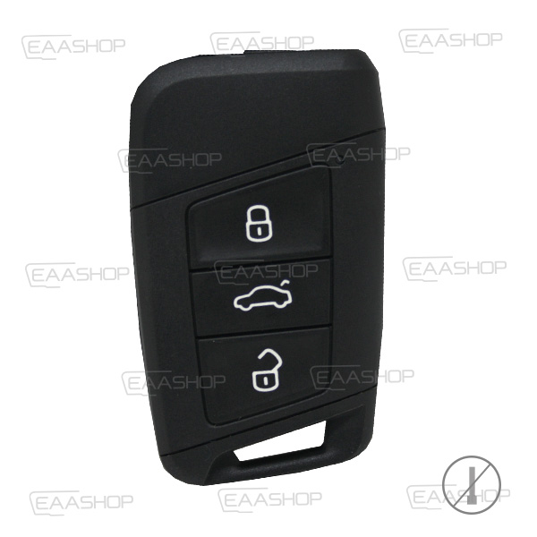 VW30RC - TELEMANDO NEGRO KEYLESS GO 3 BOTONES VW - ORIGINAL