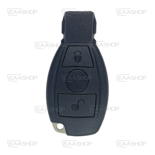 MB15KS - REMOTE KEY SHELL INSERTABLE 2 BUTTONS MERCEDES BENZ (PROFILE HU64)