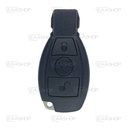 MB15KS - CARCASA DE MANDO INSERTABLE 2 BOTONES MERCEDES BENZ (PERFIL HU64)