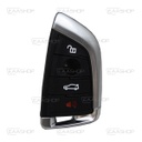 BW14KS - CARCASA DE MANDO KEYLESS 3+1 BOTONES BMW (PERFIL HU100R)