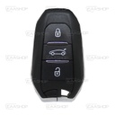 PSA30KS - CARCAÇA DE COMANDO KEYLESS 3 BOTÕES PSA (PERFIL VA2)