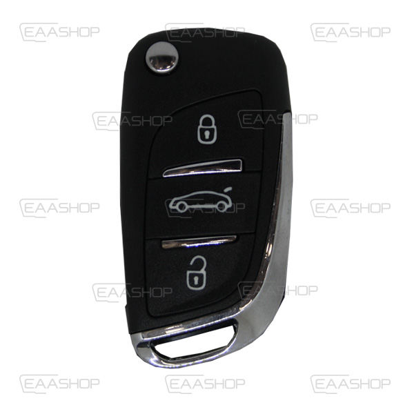PSA32KS - CARCASA DE MANDO CITROEN 3 BOTONES PLEGABLE PERFIL HU83