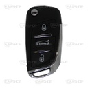 PSA32KS - CARCASA DE MANDO CITROEN 3 BOTONES PLEGABLE PERFIL HU83