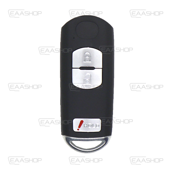 MZ07KS - CARCAÇA DE COMANDO KEYLESS 3 BOTÕES MAZDA (PERFIL MAZ24R)