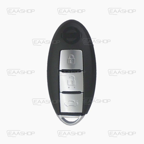 NS08KS - COQUE TÉLÉCOMMANDE KEYLESS 3 BOUTONS NISSAN (LAME NSN14)