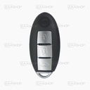 NS08KS - REMOTE KEY SHELL KEYLESS 3 BUTTONS NISSAN (PROFILE NSN14)