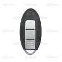 NS09KS - COQUE TÉLÉCOMMANDE KEYLESS 2 BOUTONS NISSAN (LAME NSN14)