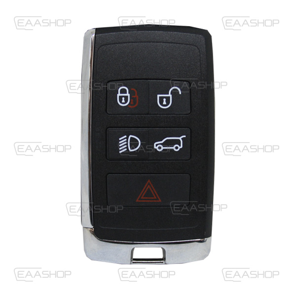 LR12KS - CARCAÇA DE COMANDO KEYLESS 5 BOTÕES LAND ROVER (PERFIL HU101)
