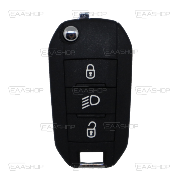 PE46RC - TELEMANDO PLEGABLE 3 BOTONES PEUGEOT - PCB ORIGINAL