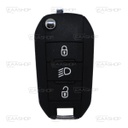 PE46RC - TELEMANDO PLEGABLE 3 BOTONES PEUGEOT - PCB ORIGINAL