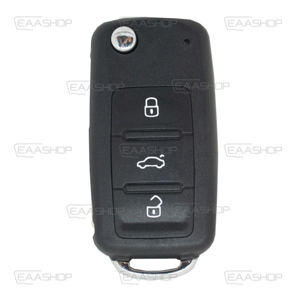 VW32RC - TELEMANDO PLEGABLE 3 BOTONES KEYLESS VW - ORIGINAL