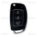 HY17RC - TELEMANDO PLEGABLE 3 BOTONES HYUNDAI